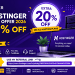 Best Hostinger Web Hosting Offer 2026: Get 20% Off Today